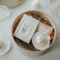 Bougie parfumée en forme de perle, bougie artisanale de luxe en coquille, décoration d'intérieur, cadeau de mariage, vente en gros