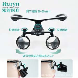 แว่นขยายแบบสวมศีรษะ Horyndent 3.5x สำหรับการผ่าตัดช่องปากและทันตกรรม - Product Image 2