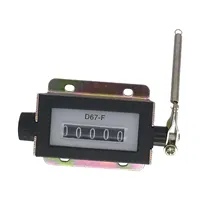 Mini compteur numérique 0-9999, 4 chiffres, compteur manuel mécanique à tirage manuel, minuterie de clic