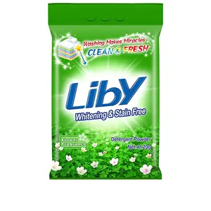 Liby Gre power preisgünstiges Massen waschmittel Waschpulver 25kg Waschmittel pulver in Groß verpackung Waschpulver Waschmittel en Polvo