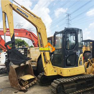 Miniexcavadora Hidráulica Usada Komatsu PC55MR-2 de 5.5T con Componentes Principales Japoneses: Motor, Bomba y Caja de Cambios Komatsu 4D88E-6 - Product Image 3