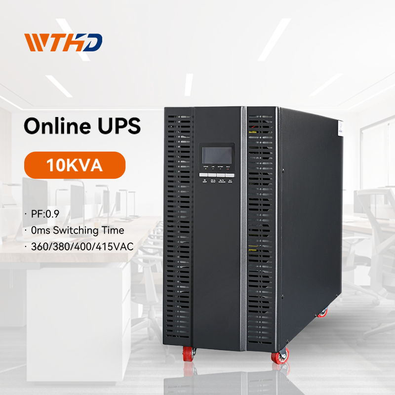 WTHD Online Ups 10kva 12В 9Ah батарея 10kw 10 kva бесперебойный источник питания (ups) 3-фазный Online Ups