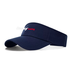 Visera de Sol Personalizada con Logotipo, Visera de Sarga de Algodón Blanca sin Parte Superior para Promociones - Product Image 1