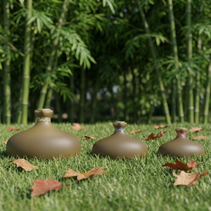 <span class=keywords><strong>Olla</strong></span> de Terracota con Sistema de Riego Automático, Riego Subterráneo de Liberación Lenta para Plantas, Ideal para Viajes y Uso en Interiores - Product Image 1