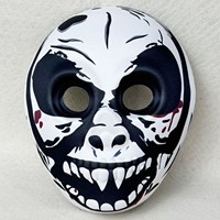 Masque facial en EVA à impression numérique Crâne pour le Festival des Morts du Mexique, idéal pour le cosplay et la décoration de carnaval