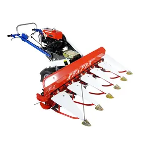 Bcs Traktor Dipasang Reaper Binder Pemanen Kedelai Mini Harvester Paddy Reaper untuk Harga Dijual Di India Mesin Panen Gandum