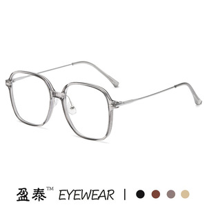 TR90กรอบแว่นตาน้ำหนักเบาพิเศษสำหรับผู้หญิงเลนส์เรซินป้องกันแสงสีฟ้ากรอบเต็มทรงสี่เหลี่ยมผืนผ้าสไตล์เกาหลี - Product Image 3