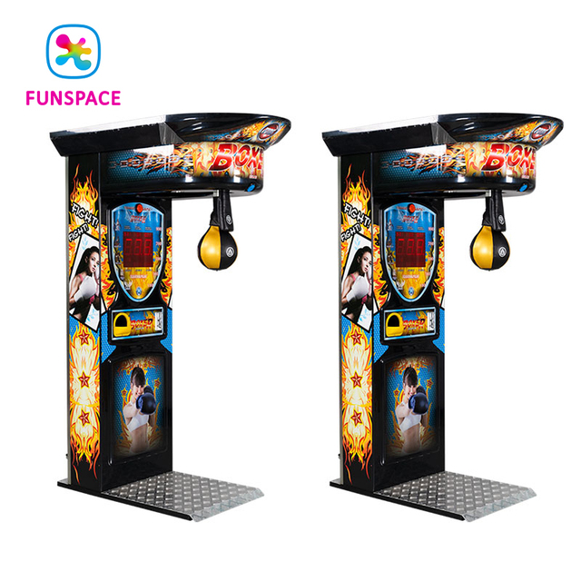 Game Room Amusement Equipment Factory Price Sport Punching Coin Operated Arcade Punch Boxing Game Machine