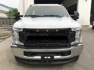 Grille de pare-chocs avant de voiture, grilles de course, calandre pour Ford F250 F350 F450 2017-2019, kit carrosserie, accessoires automobiles - Product Image 3