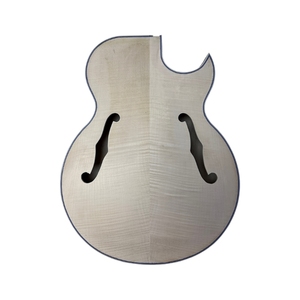 Vintage Hollow-Body-Gitarren Großhandel Custom Carved Guitar Binding F-Loch Electric Hollow Body
