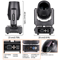 Marslite 7r 230w faisceau tête mobile Dj lumières Disco Lyre Mini faisceau 230w 7r Cabeza Movil scène Sharpy tête mobile faisceau lumineux