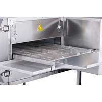 Itop — four à Pizza électrique complet avec Double couche, 32 pouces, appareil Commercial à Pizza