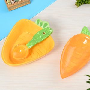 Gà Củ Cải Sáng Tạo Hàn Quốc Thiết Kế Phim Hoạt Hình Dễ Thương Trẻ Em Bé Ăn Cơm Gốm Bát Trái Cây Đơn - Product Image 5