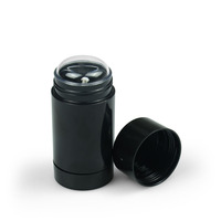 Emballage de déodorant rond et vide pour cosmétique, 10 pièces, conteneur rond avec bâton déodorant automatique de haute qualité, rechargeable, 15ml