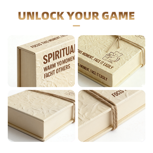 Cartes d'affirmation personnalisées, gaufrage à chaud, certifiées CE, pelliculage brillant, pour le bien-être émotionnel, l'équilibre, les soins personnels, format voyage - Product Image 3