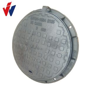 Ковкий чугун, Легкий режим работы EN124 B125, круглая поверхность, крышки люка, клапанная коробка, сцепная крышка люка - Product Image 4