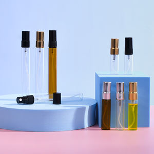 Mist Spray Parfüm Zerstäuber <span class=keywords><strong>Tester</strong></span> Runde 2ml 3ml 5ml 10ml Mini leere klare Sprüh flasche Glas Parfüm flasche - Product Image 1