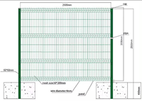 Panel de Valla de Acero Soldado Curvo 3D, Color RAL Personalizado, Recubrimiento en Polvo Resistente a la Oxidación, 1.8m 2.0m, Seguridad para Jardín, Anti-Escalada
