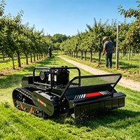 Tondeuse à gazon RC, robot tondeuse spécial pour petits vergers, tondeuse à gazon sans fil RC, tondeuse à gazon à mouvement flexible