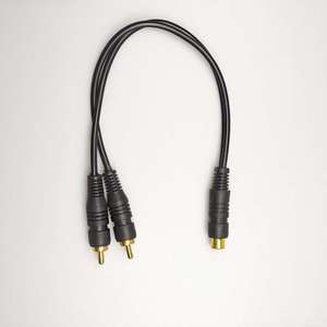 Adaptador RCA Hembra a Doble RCA Macho, Cable Divisor de Audio en Y, Cable de Interconexión de Sonido Estéreo de PVC - Product Image 4