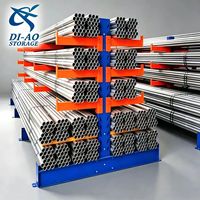 Supports de rayonnage cantilever pour stock important et longue durée dans l'entrepôt de fabrication