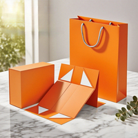 Caja de Regalo Plegable Hecha a Mano con Logotipo Personalizado, de una Sola Pieza, Reciclable, con Tapa Abatible, Empaque de Papel Resistente para Ropa de Cumpleaños
