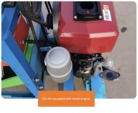 Décortiqueuse de maïs mini diesel pour le battage du soja, moteur principal pour usage domestique et agricole