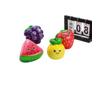 Fruit <b>Squishy</b> Toys Strawberry Pineapple Grape Watermelon Pu Material Slow Rebound Stress Relief Gift For Kids 8 13 Years Unisex - Product Image 5