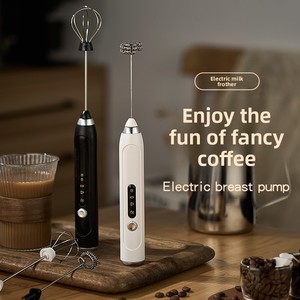 Mousseur à <span class=keywords><strong>lait</strong></span> électrique sans fil minimaliste pour comptoir, avec fonction de charge sans fil, pour la maison nordique - Product Image 2