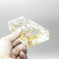 Bouteilles de parfum vides en verre de luxe personnalisées de 75ml Bouteilles de parfum vides en atomiseur Bouteilles de parfum pour voyage