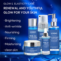 Crème éclaircissante OEM ODM en marque privée, tonique éclaircissant au collagène, sérum de soin de la peau, ensemble de soin de la peau au peptide de cuivre bleu Snap-8 Ghk-cu