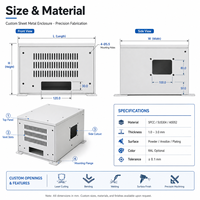 Boîtier d'équipement en tôle sur mesure, étanche, pour rack de serveur extérieur, pour armoire de réseau de télécommunications