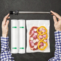 Rouleau de sacs sous vide gaufrés de qualité alimentaire pour cuisson sous vide, salades, aliments pour bébés et collations