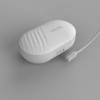 Mini USB avec miroir de maquillage de beauté et outils de port Solution de soins nettoyeur à ultrasons de lentilles de Contact Machine de nettoyage EraClean