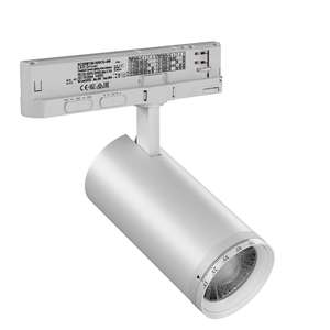 Foco LED de Riel para Interiores, 30W, Ángulo de Haz Ajustable de 15-60 Grados, CRI90/97, Aluminio, Controlador Integrado, Comercial - Product Image 4