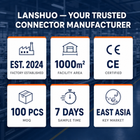 Connecteur de contrôleur automobile BYD BAIC pour véhicules à énergie nouvelle, 32 broches mâle/femelle, contact en bronze phosphoreux, 3A 250V, nylon, IP65