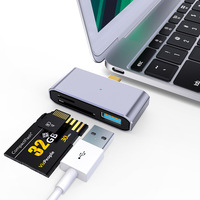 Adaptateur 3 en 1 Type-c Otg Alimentation Pd Câble de Charge Rapide Usb 3.0 Externe U Disk Converter Splitter Pour Ordinateur Portable Téléphone Mobile