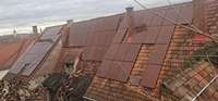 Modules de panneaux solaires BIPV de haute qualité OEM pour bâtiments, façade double vitrage colorée BIPV 575W N-type HJT, mur-rideau