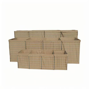 Yüksek mukavemetli sınır koruyucu savunma bariyeri defansif duvar kum dolu kaynaklı tel örgü Gabion patlamaya dayanıklı kafes - Product Image 2