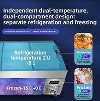 Vitrine chauffante pour aliments chauds en acier inoxydable avec verre incurvé pour supermarché et restaurant
