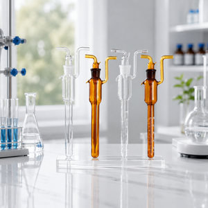 Botella de Absorción de Burbujas de Vidrio Graduada Degao de 5ml, 10ml, 25ml, 50ml, 75ml, 125ml para Muestreo y Análisis de Gases en Laboratorio - Product Image 6