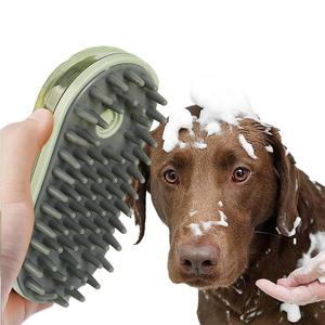 Cepillo de Baño <span class=keywords><strong>para</strong></span> Perros con Dispensador de Champú y Masajeador, Cepillo de Ducha <span class=keywords><strong>para</strong></span> Lavar y Masajear <span class=keywords><strong>Cachorros</strong></span> y Gatos de <span class=keywords><strong>Pelo</strong></span> <span class=keywords><strong>Corto</strong></span> - Product Image 1