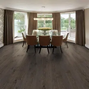 Migliore Prezzo di Fabbrica Spazzolato di Colore Scuro Limed UV Rovere Oliato Ingegnerizzato Parquet Pavimenti In Legno