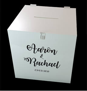 Wit Acryl <span class=keywords><strong>Wedding</strong></span> <span class=keywords><strong>Wishing</strong></span> Goed Card Box - Product Image 3