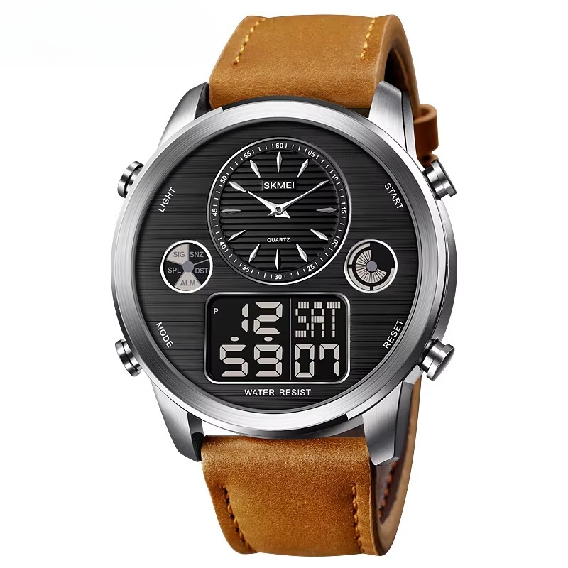 Concha plateada con bandas de color marrón claro.