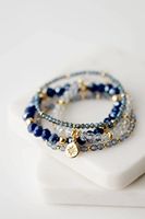 Lot de 15 Bracelets Perles Multicolores Polyvalents en Pierres Naturelles Délicates, Bijoux Bohèmes en Cristal et Pierres Précieuses pour Boutiques en Ligne