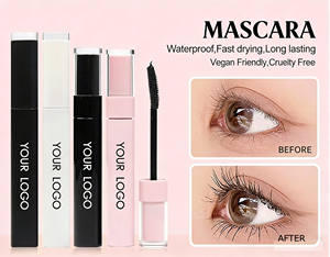 <span class=keywords><strong>Mascara</strong></span> personnalisé de haute qualité, or rose, nouvelle formule, résistant à l'eau, pour des cils longs, avec sérum stimulant la croissance, 2026 - Product Image 4