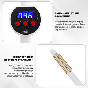 Instrumento veterinario, electroeyaculador de semen portátil para animales, electroeyaculación automática para la recolección de semen - Product Image 6