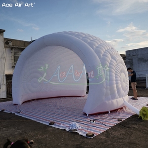 Tienda de media cúpula inflable Dj LED, tienda <span class=keywords><strong>Luna</strong></span> inflable para fiestas y eventos promocionales, media cúpula inflable - Product Image 3