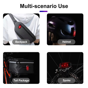 IDEA DE REGALO: Luces Traseras LED Multifuncionales para Bicicleta, 3 Modos, Impermeables, Luz de Advertencia de Seguridad para Ciclismo Nocturno - Product Image 6